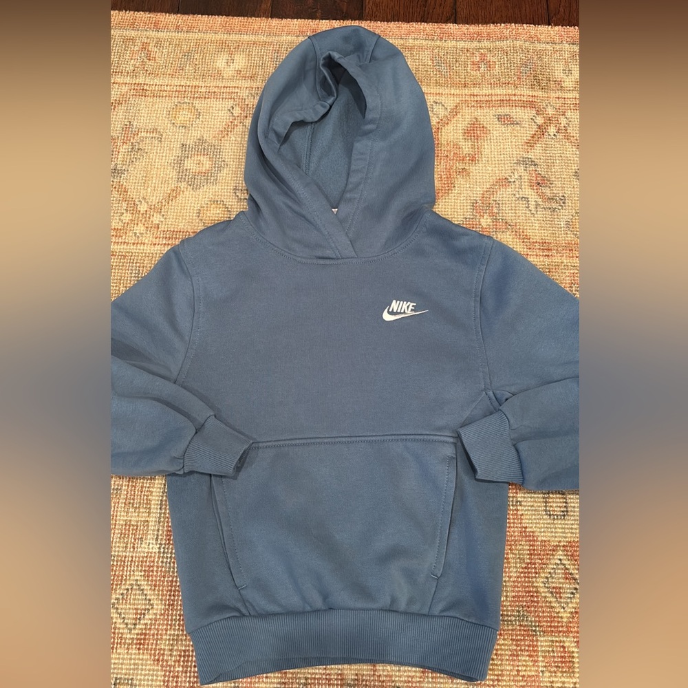 Nike Navy Hoodie with White Logo
